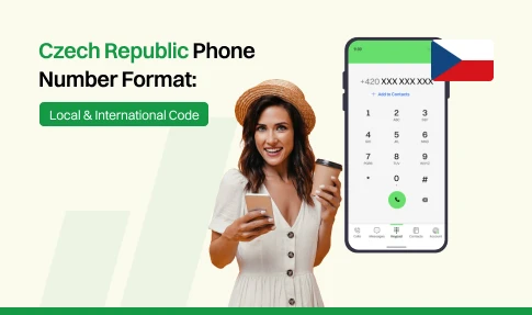 czech republic phone number format local and international code.