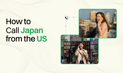 How to call Japan from the US.