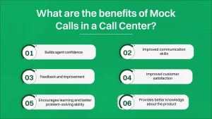 Benefits of Mock calls in a call center.
