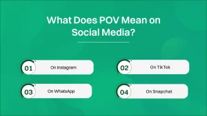 what does pov mean in social media?