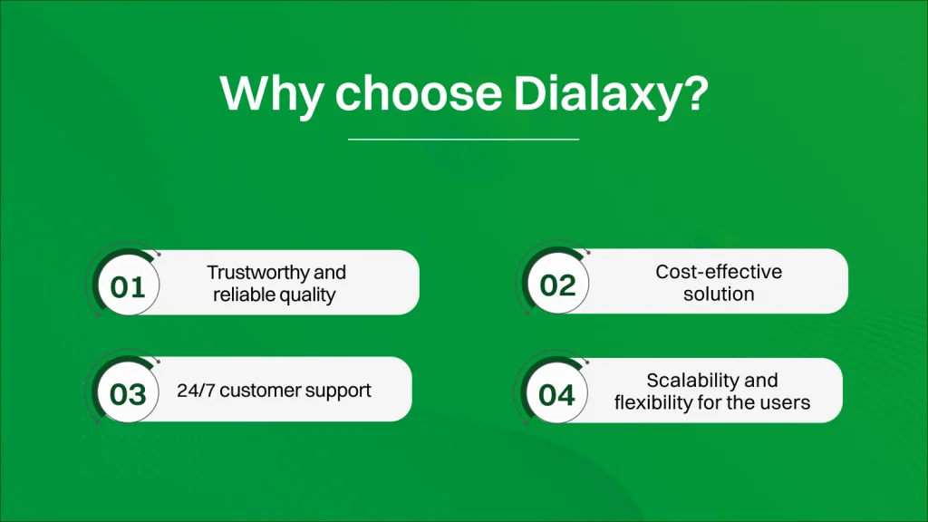 Why choose Dialaxy