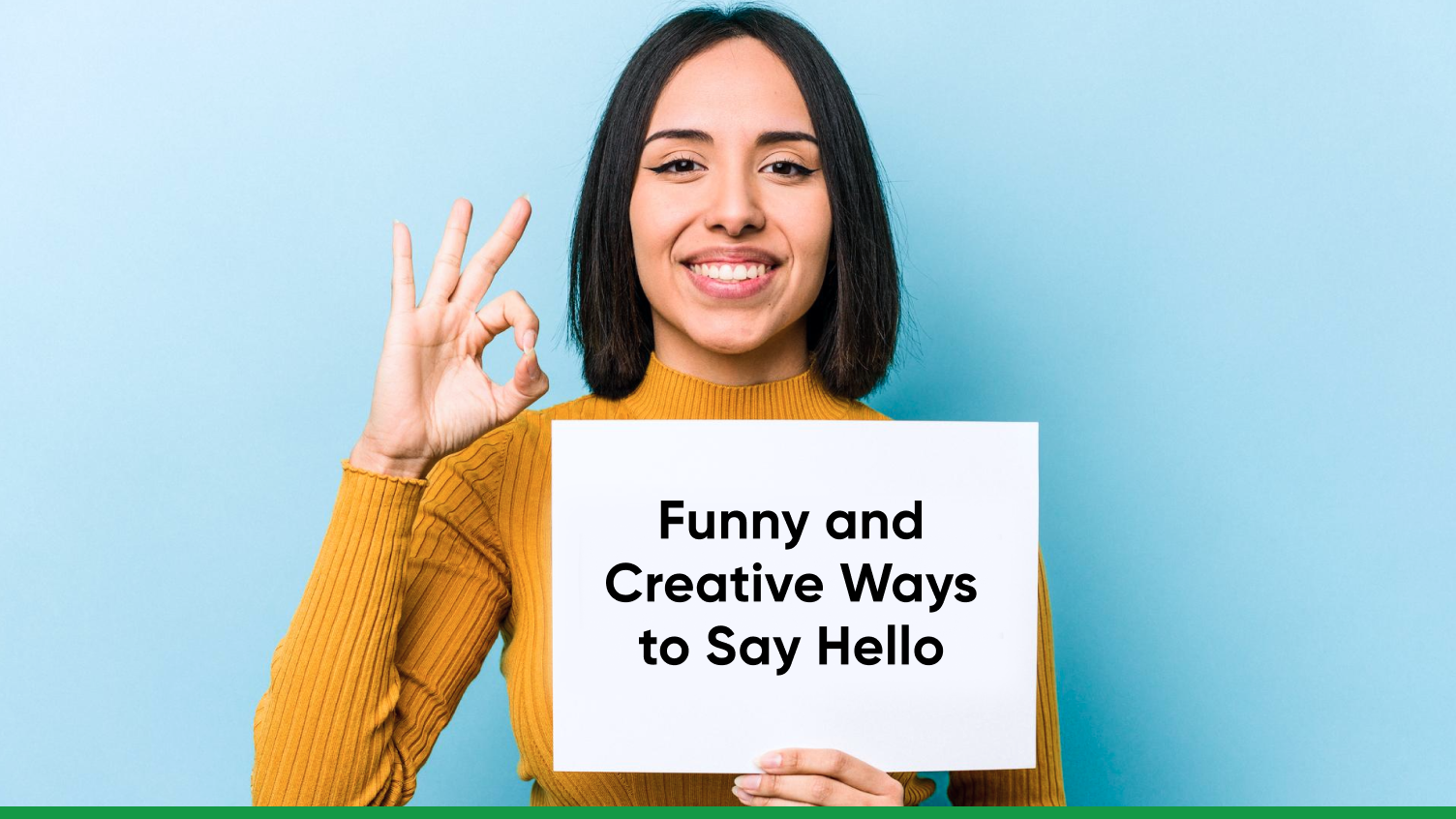 45 Funny and Creative Ways to Say Hello