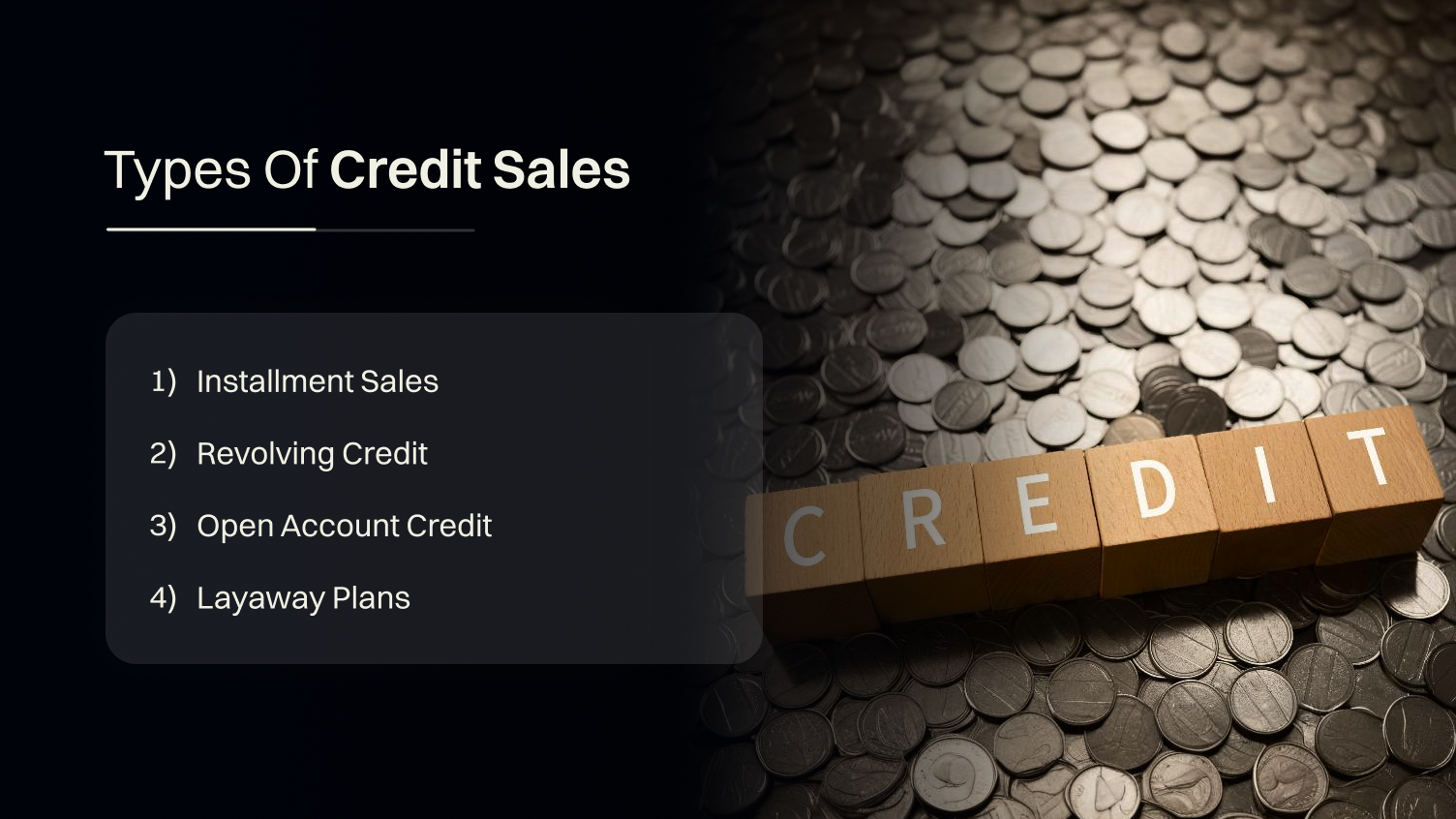 Types of Credit Sales