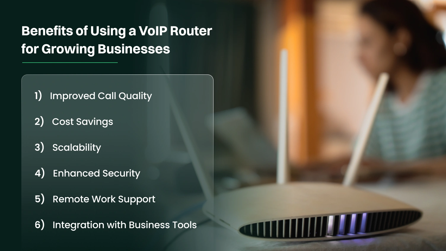 Benefits of Using a VoIP Router for Growing Businesses