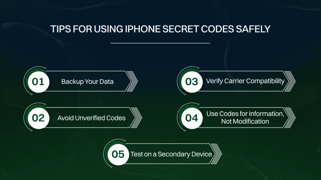 Tips for Using iPhone Secret Codes Safely