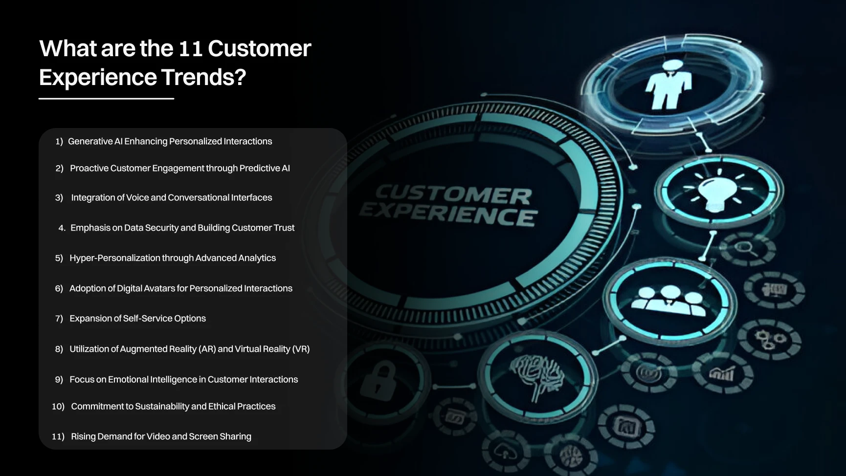 What are the 11 Customer Experience Trends?