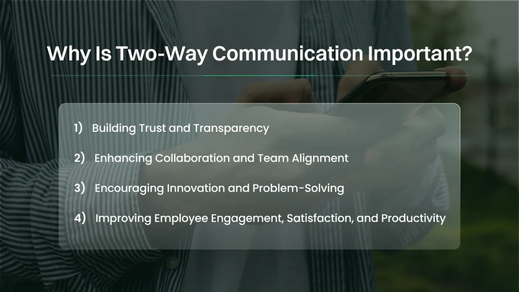 Why Is Two-Way Communication Important