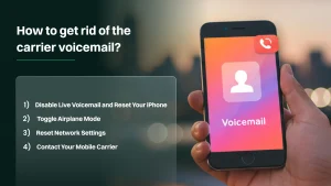 Ways to get rid of the carrier voicemail.