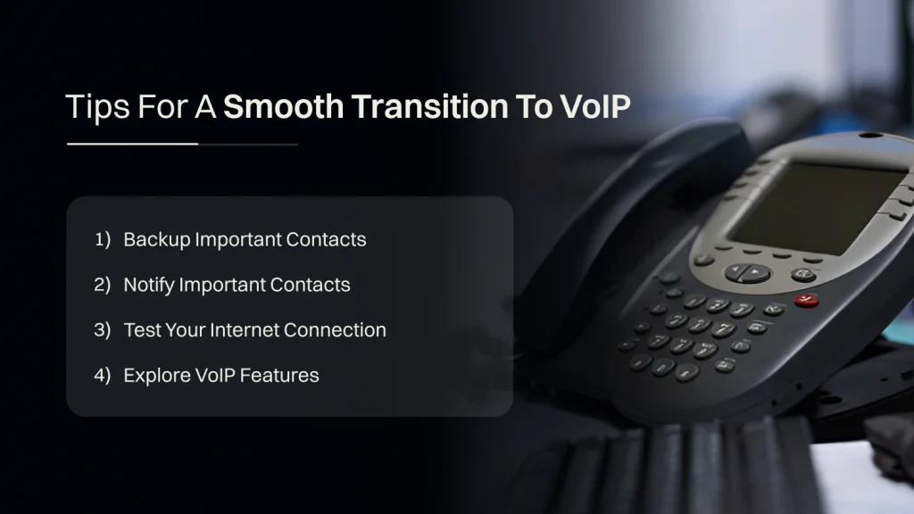 Tips for a Smoot Transition to VoIP