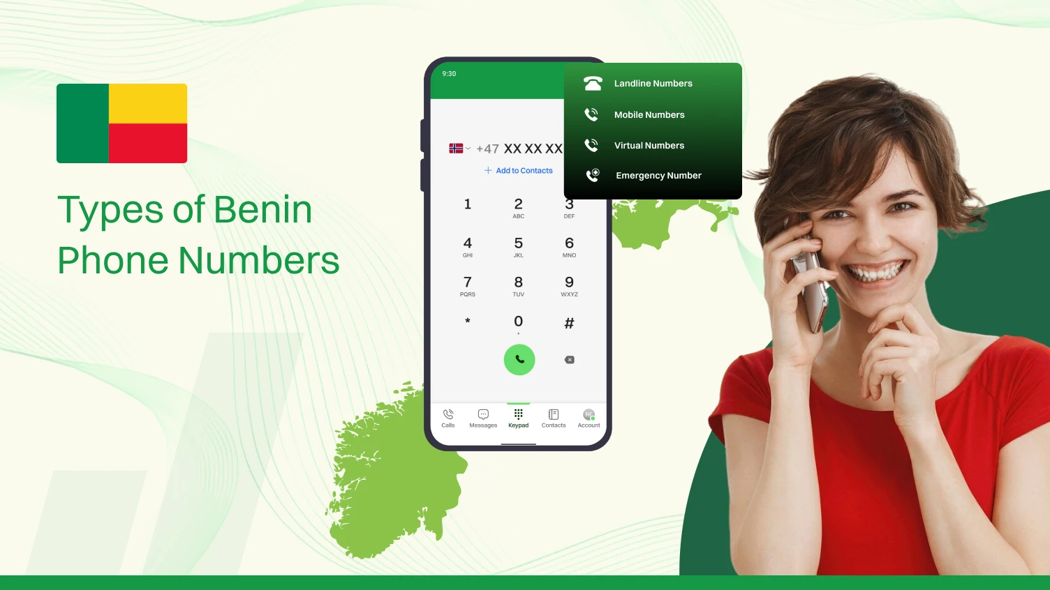 Types of Benin Phone Numbers