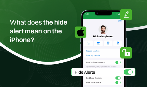 Know what does the hide alert mean on the iphone.