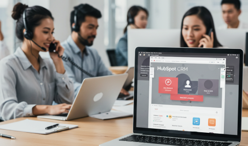 Hubspot CRM Being Used in Contact Center.