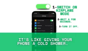 Airplane Mode Switch in Smartphone
