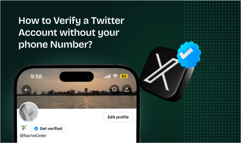 how to verify a twitter account without your phone number.