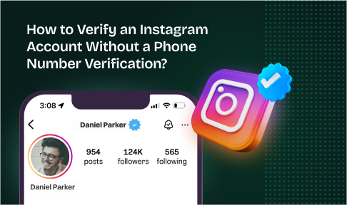 How to verify an instagram account without a phone number verification.