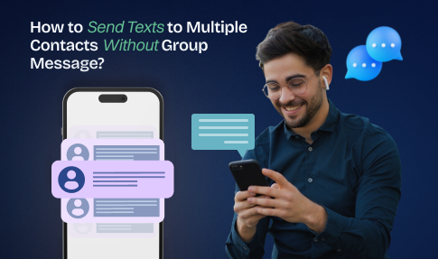 how to send texts to multiple contacts without group message