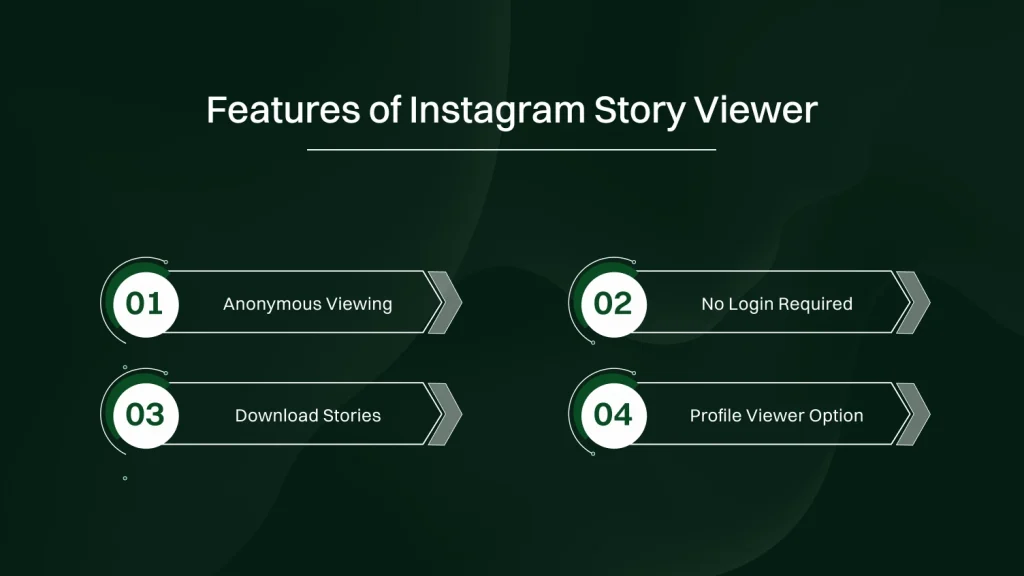 Features of Instagram Story Viewer