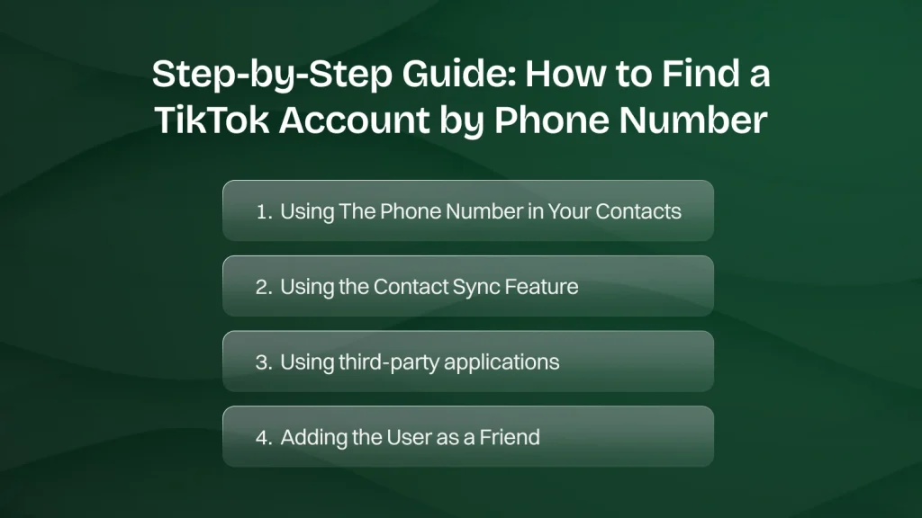 Understanding TikTok’s Phone Number Search Feature