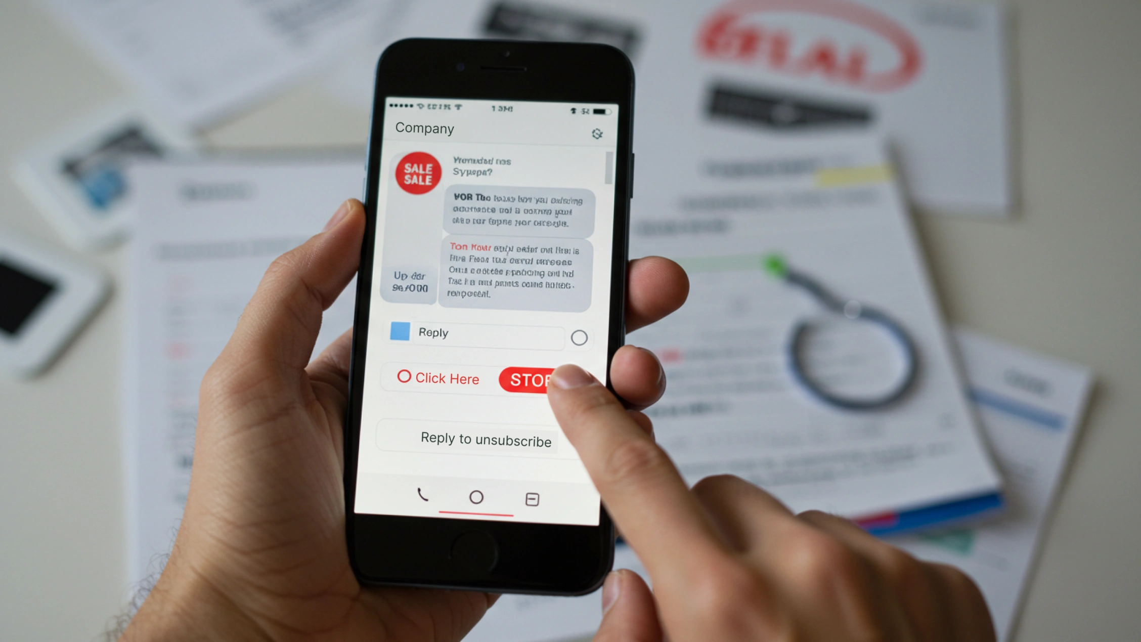what are optout text messages.