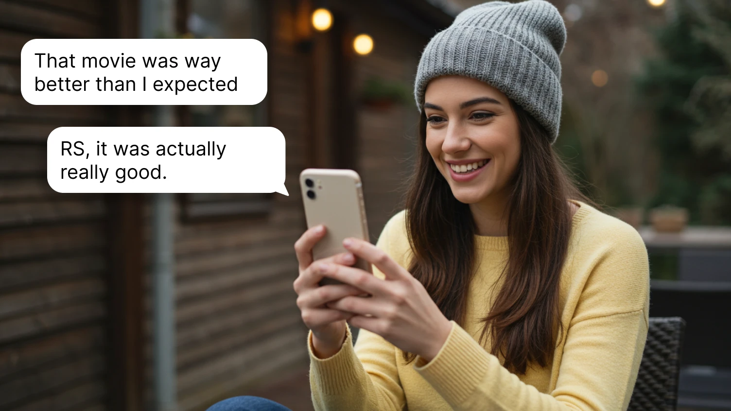 what does rs in texts mean.