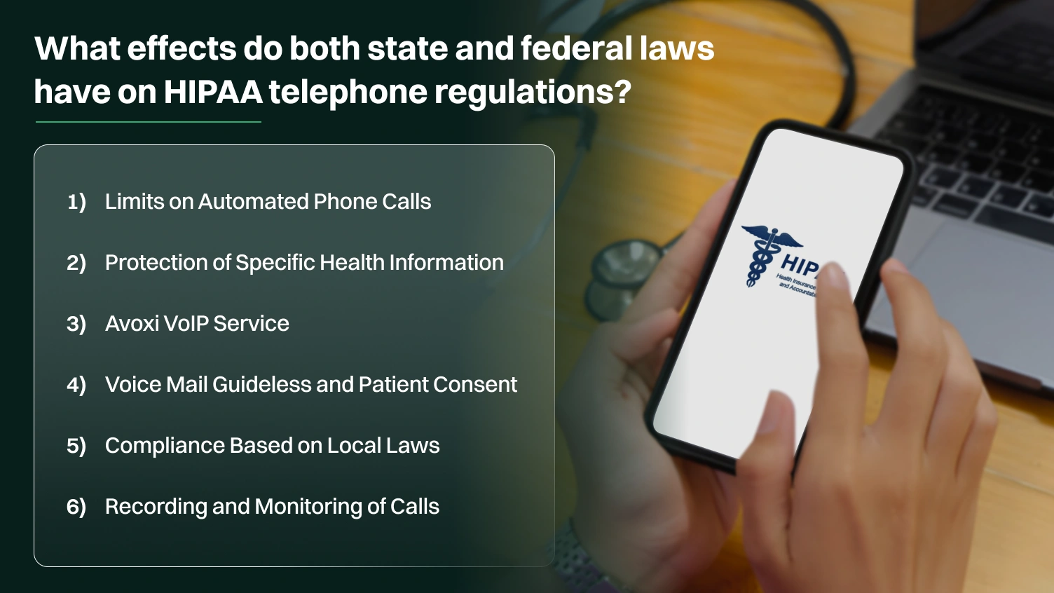 what effects do both state and fedral laws have on hipaa telephone regulations.