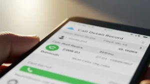 Call Detail Record in Mobile Phone. (Representational)
