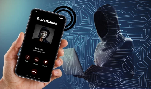 Blackmailed through Call. (Representational)