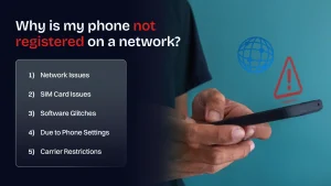 Reasons why your phone is not registered on a network.