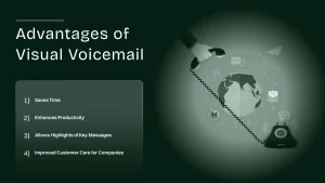 Advantages of Visual Voicemail.
