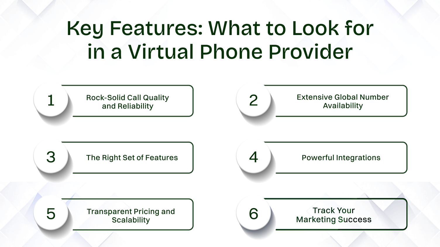 Key Features: What to Look for in a Virtual Phone Provider