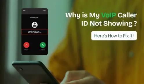 This Picture Shows Why My Voip Caller Id Is Not Showing.