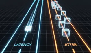This Picture Shows The Visual Representation Of Both Jitter And Latency.