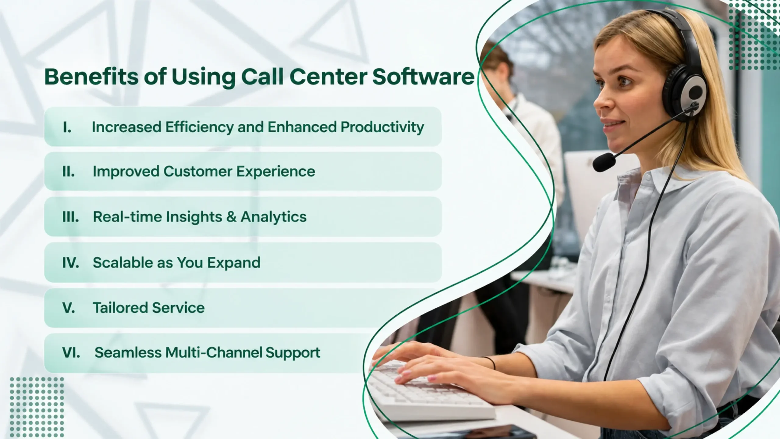 benefits of call center software