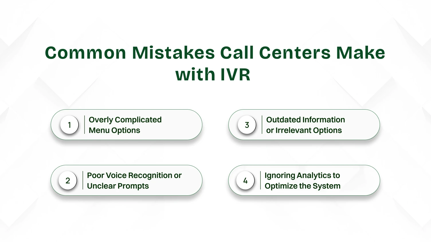 Common Mistakes Call Centers Make with IVR