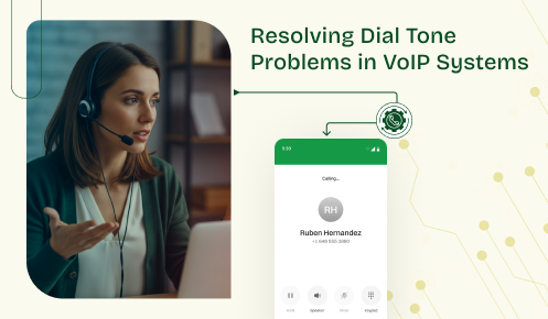 Resolving dial tone peoblems in voip systems. (Representational)