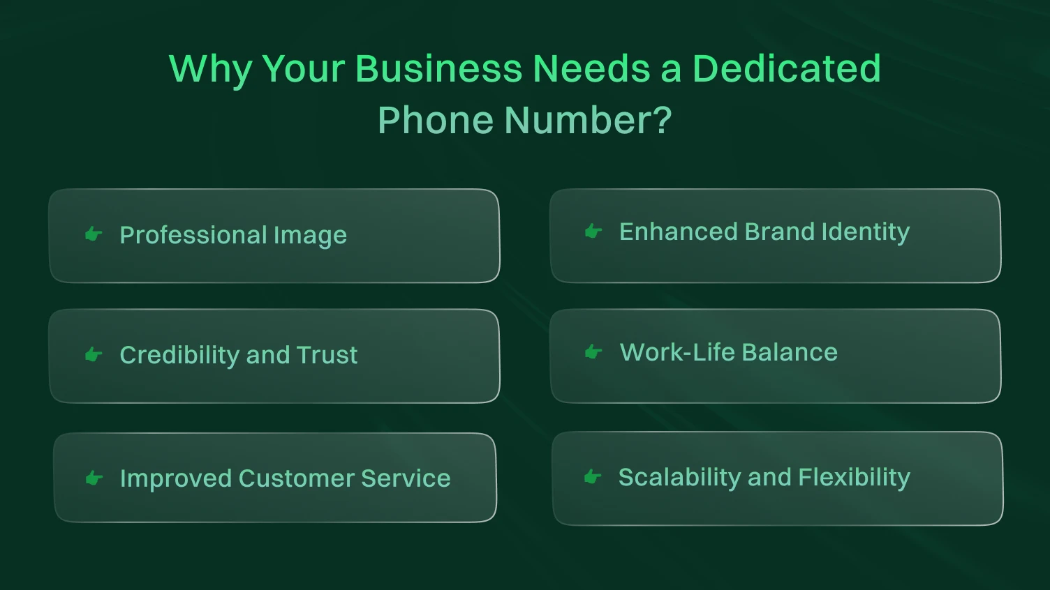 Why Your Business Needs a Dedicated Phone Number?