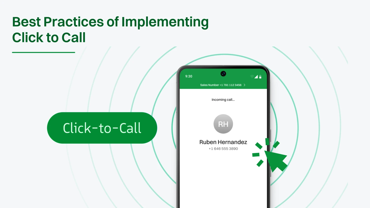 Best practices of implementing click to call.