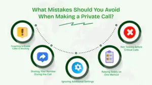 Mistakes you should avoid when making a private call.