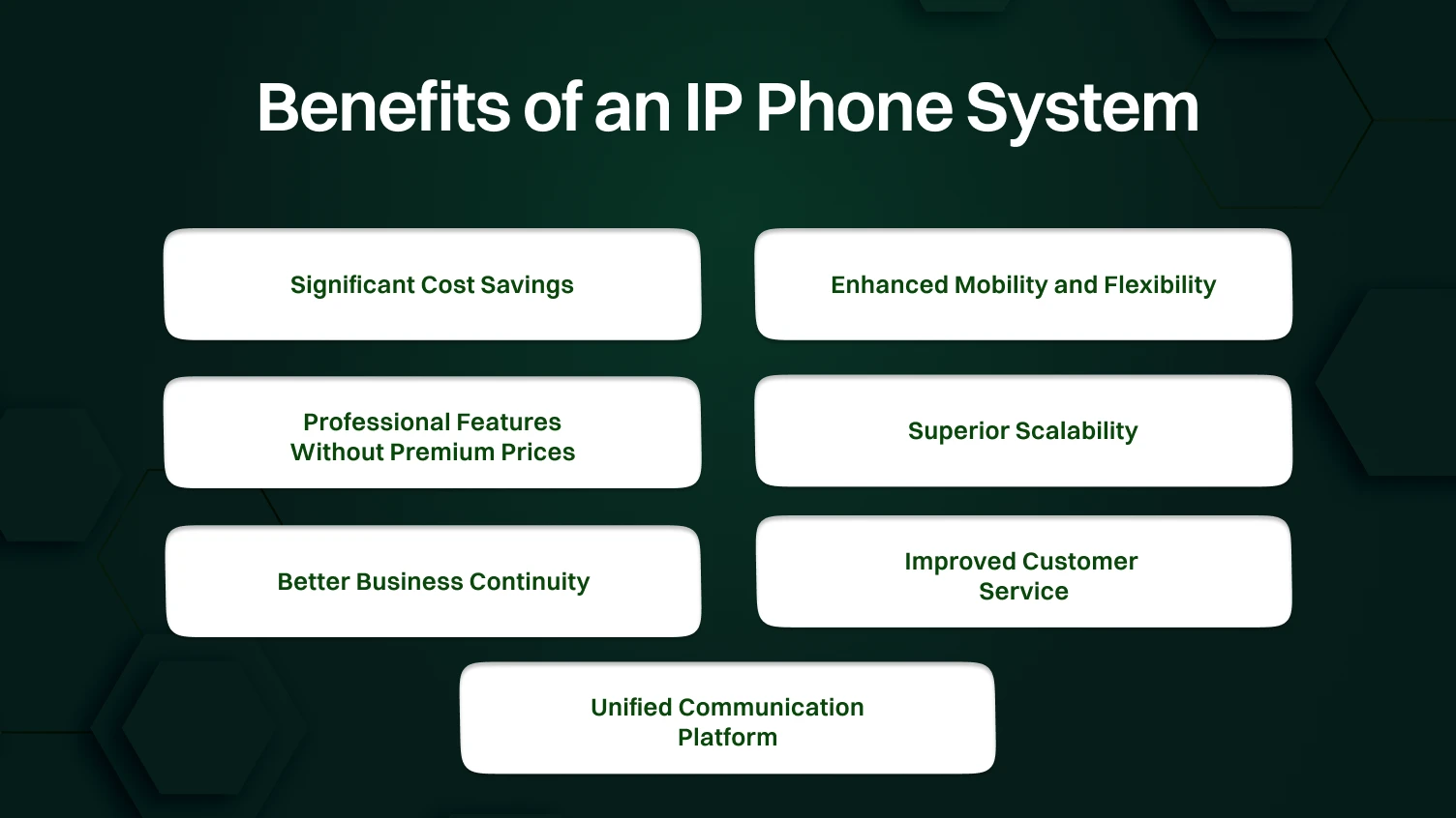 Benefits of an IP Phone System