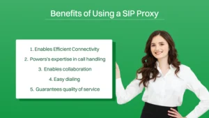 Benefits of using a SIP Proxy.