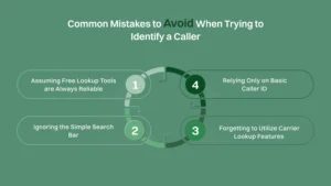 Common mistakes to avoid when trying to identify a caller.