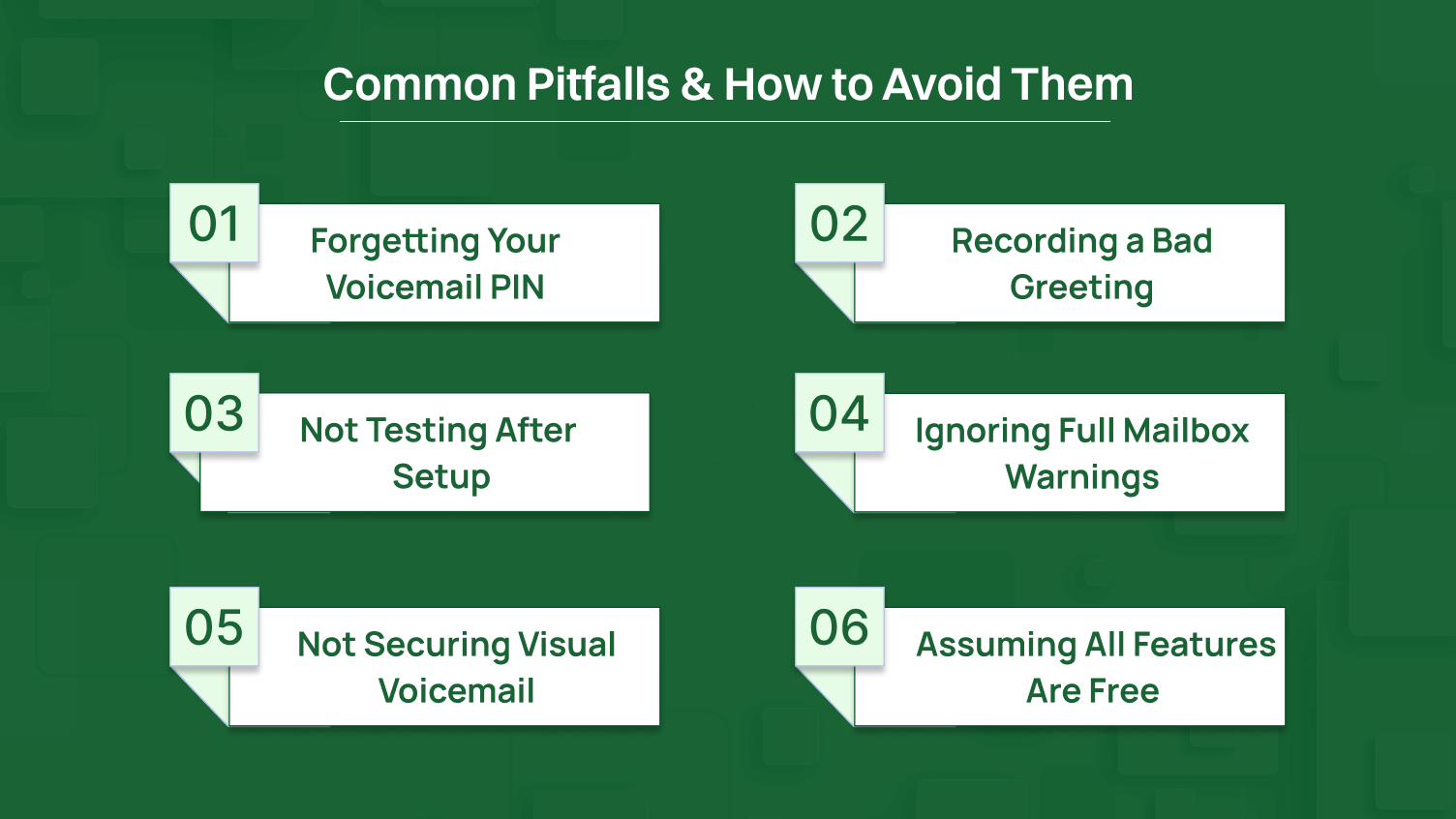 Common Pitfalls & How to Avoid Them