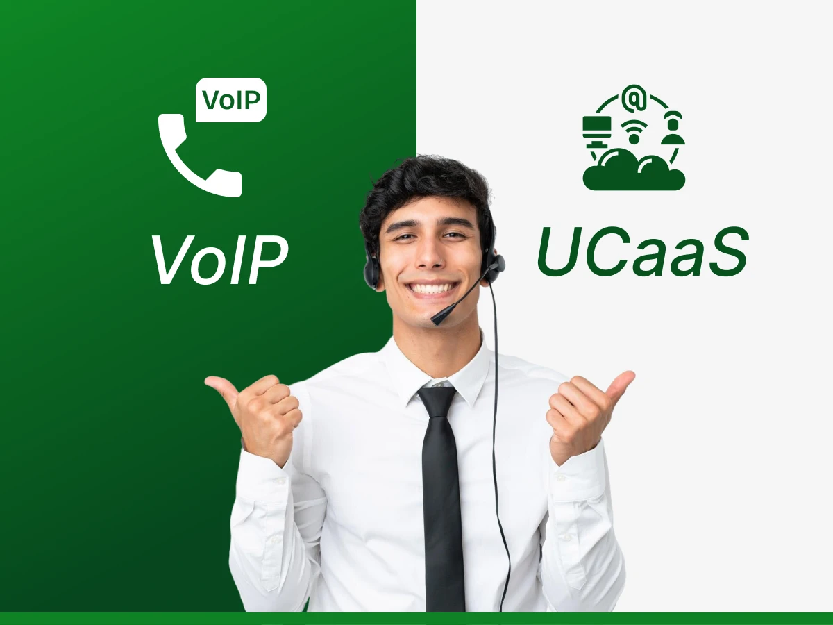 This figure shows voip vs ucaas