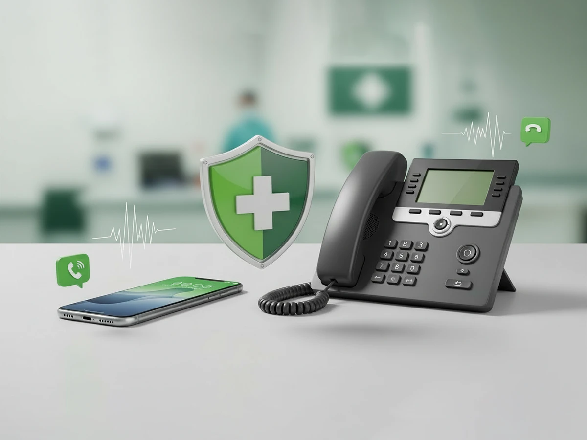 This image shows what is HIPAA-Compliant VoIP