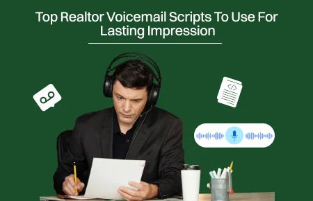 A guy working out on realtor voicemail scripts for lasting impression.