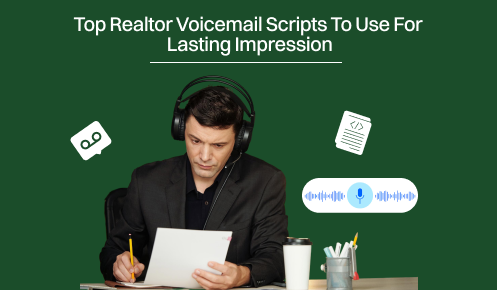 A guy working out on realtor voicemail scripts for lasting impression.