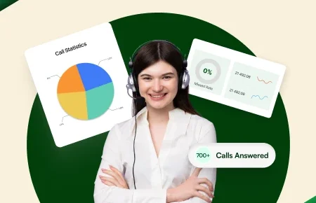 This infographics shows description of call analytics.