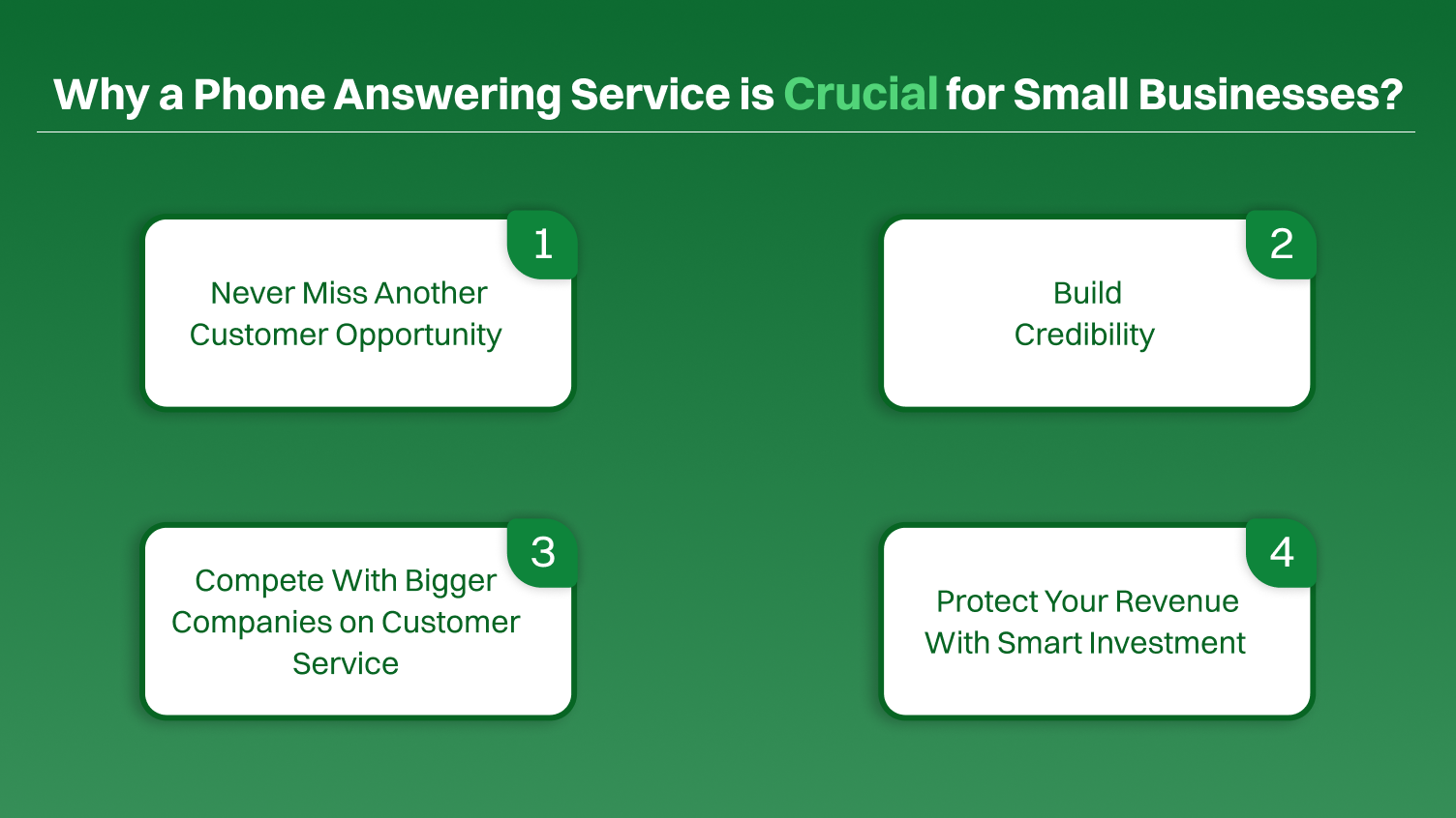 Why a Phone Answering Service is Crucial for Small Businesses?