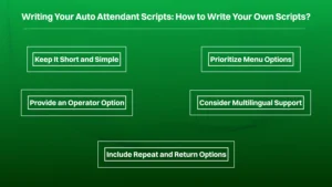 Tips to write your Auto Attendant Scripts.