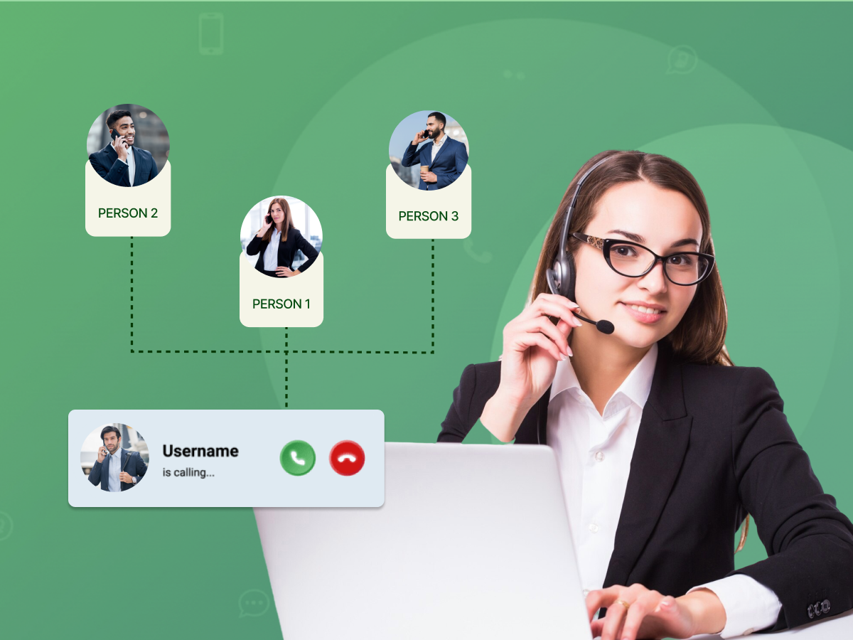 Call bridging - Graphical Representation